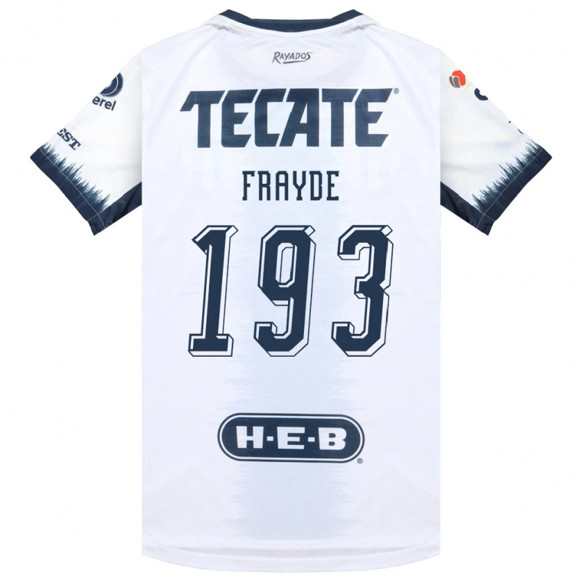 Danxen Damen Carlos Frayde #193 Weiß Tintenblau Rot Auswärtstrikot Trikot 2026/27 T-Shirt Österreich