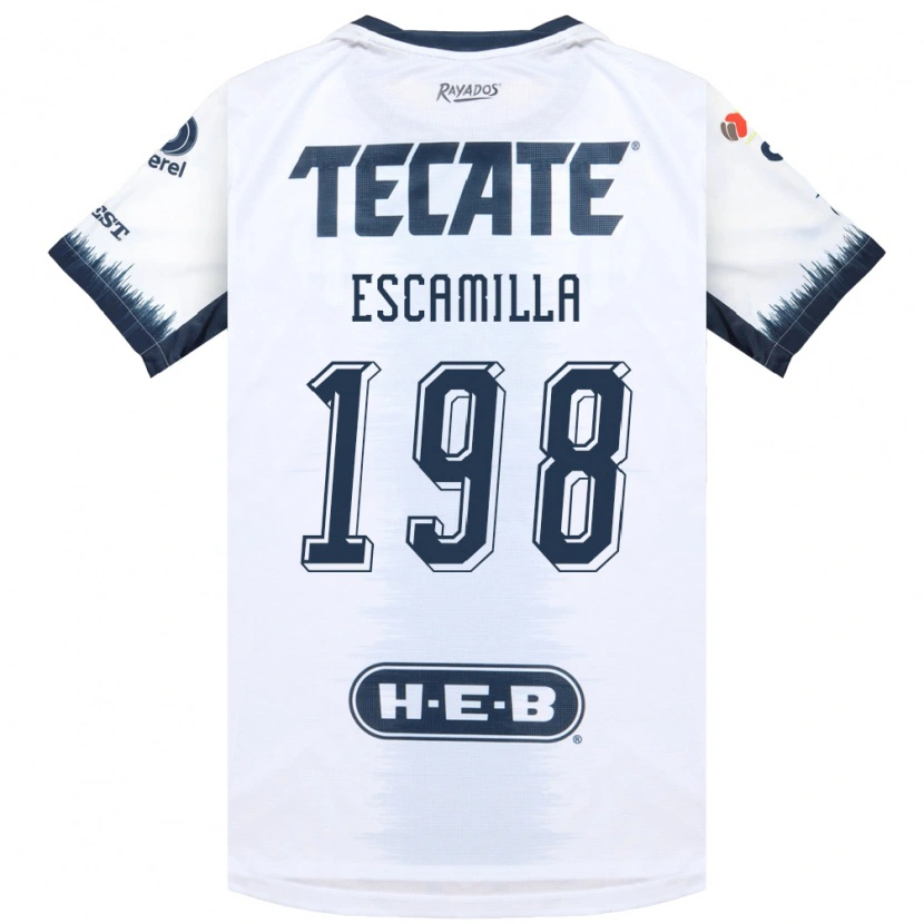 Danxen Damen Diego Escamilla #198 Weiß Tintenblau Rot Auswärtstrikot Trikot 2026/27 T-Shirt Österreich