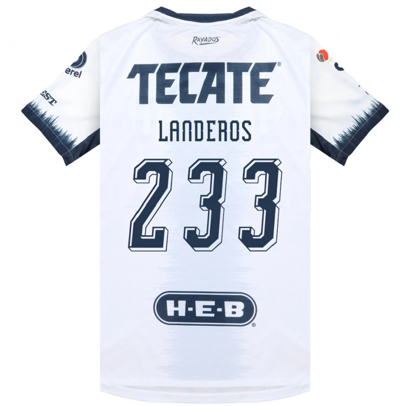 Danxen Damen Jorge Landeros #233 Weiß Tintenblau Rot Auswärtstrikot Trikot 2026/27 T-Shirt Österreich