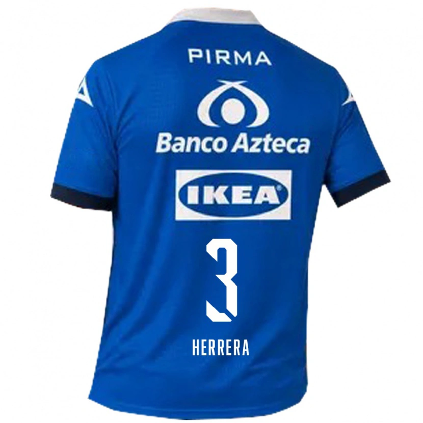 Danxen Damen Alberto Herrera #3 Blau Weiß Auswärtstrikot Trikot 2026/27 T-Shirt Österreich