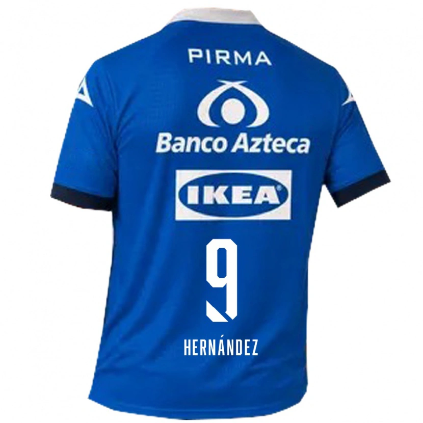 Danxen Damen Luifer Hernández #9 Blau Weiß Auswärtstrikot Trikot 2026/27 T-Shirt Österreich