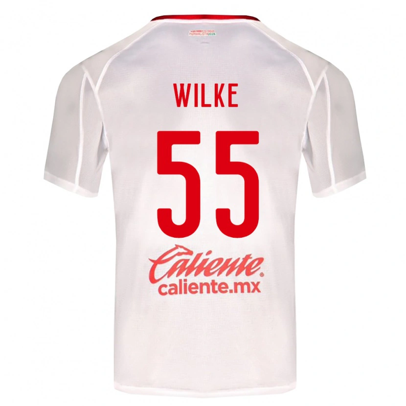 Danxen Damen Teun Wilke #55 Weiß Grün Rot Auswärtstrikot Trikot 2026/27 T-Shirt Österreich
