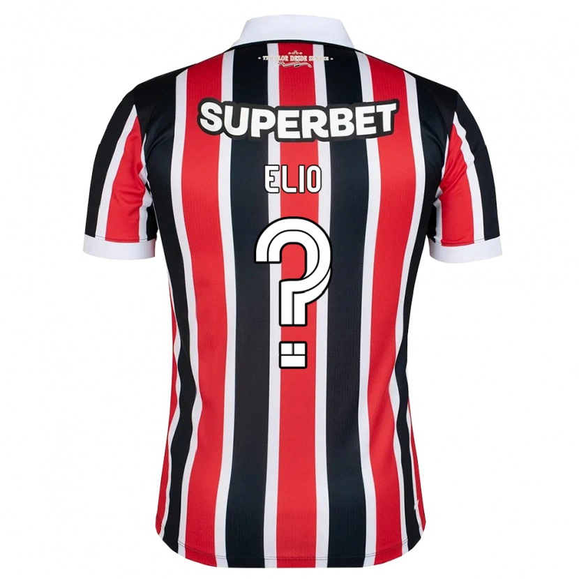 Danxen Damen Elio Vinicius Rego Da Silva #0 Rot Weiß Schwarz Auswärtstrikot Trikot 2026/27 T-Shirt Österreich