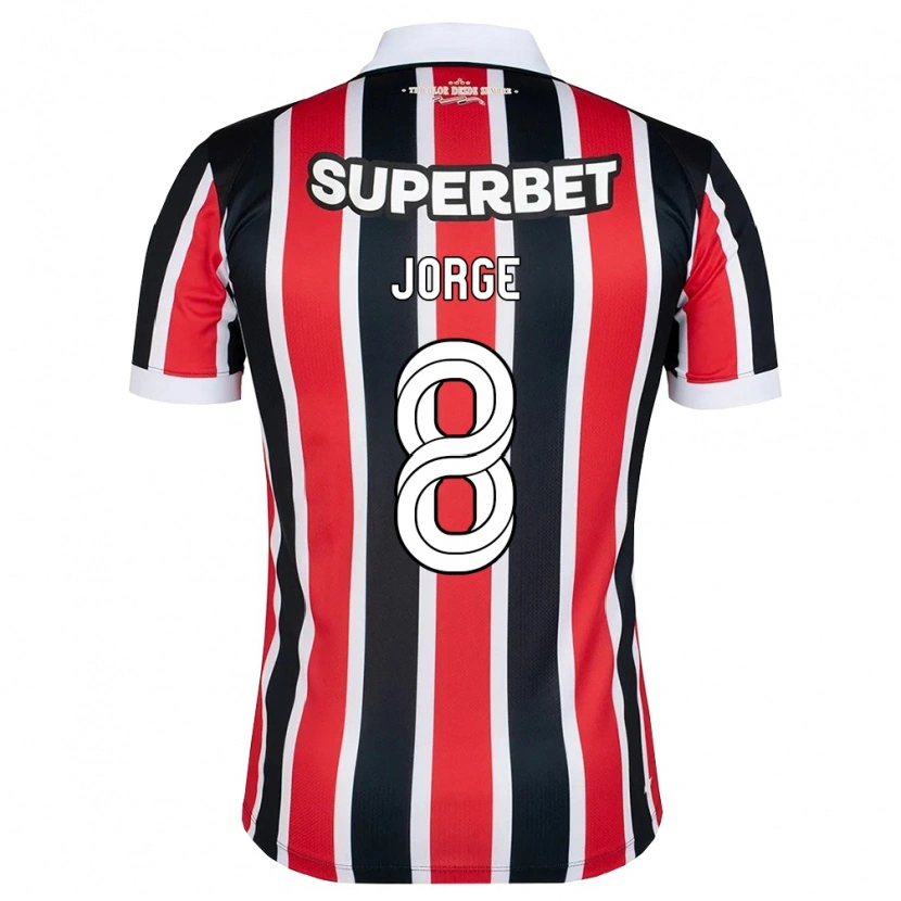 Danxen Damen Lucas Jorge #8 Rot Weiß Schwarz Auswärtstrikot Trikot 2026/27 T-Shirt Österreich