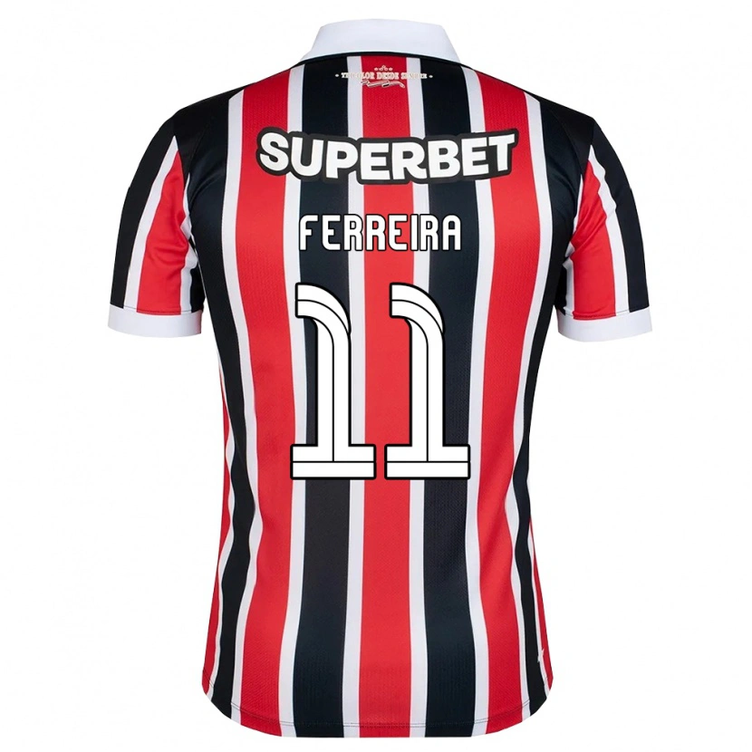 Danxen Damen Aldemir Dos Santos Ferreira #11 Rot Weiß Schwarz Auswärtstrikot Trikot 2026/27 T-Shirt Österreich