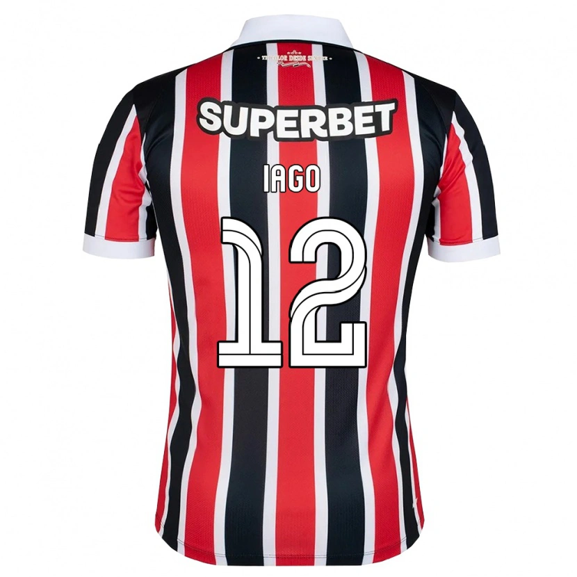 Danxen Damen Iago Amaral Borduchi #12 Rot Weiß Schwarz Auswärtstrikot Trikot 2026/27 T-Shirt Österreich