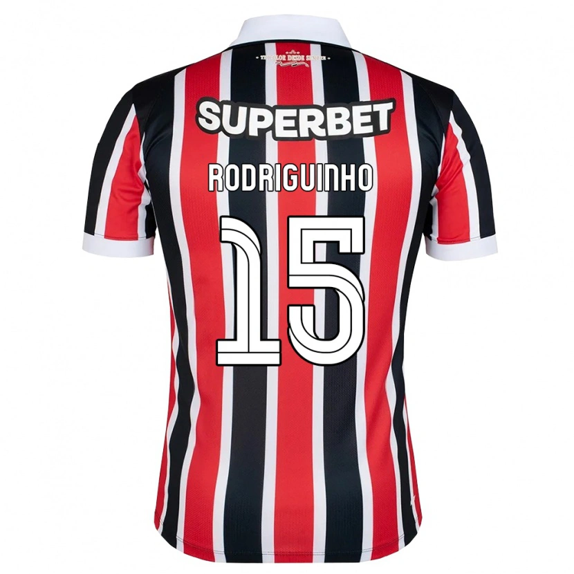 Danxen Damen Rodriguinho #15 Rot Weiß Schwarz Auswärtstrikot Trikot 2026/27 T-Shirt Österreich