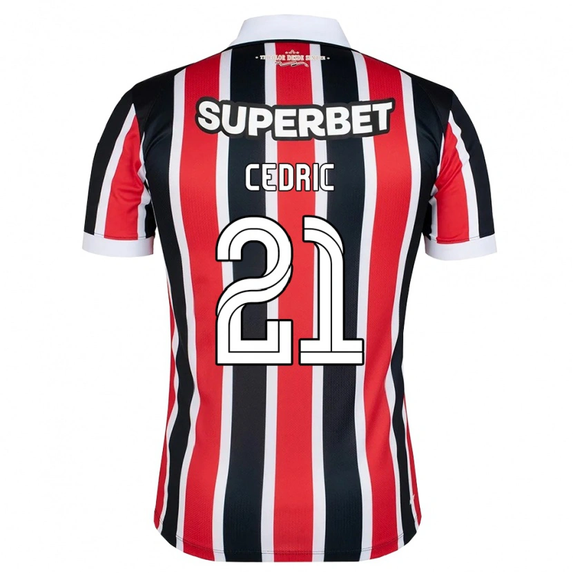 Danxen Damen Cédric Soares #21 Rot Weiß Schwarz Auswärtstrikot Trikot 2026/27 T-Shirt Österreich