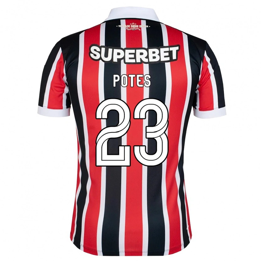 Danxen Damen Juan Potes #23 Rot Weiß Schwarz Auswärtstrikot Trikot 2026/27 T-Shirt Österreich