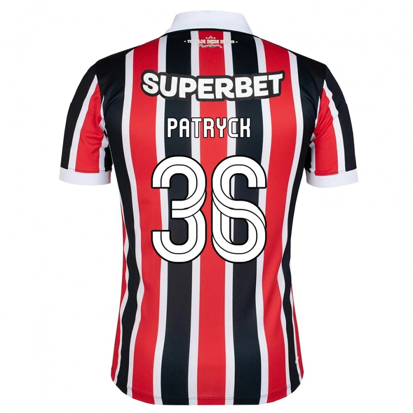 Danxen Damen Patryck #36 Rot Weiß Schwarz Auswärtstrikot Trikot 2026/27 T-Shirt Österreich