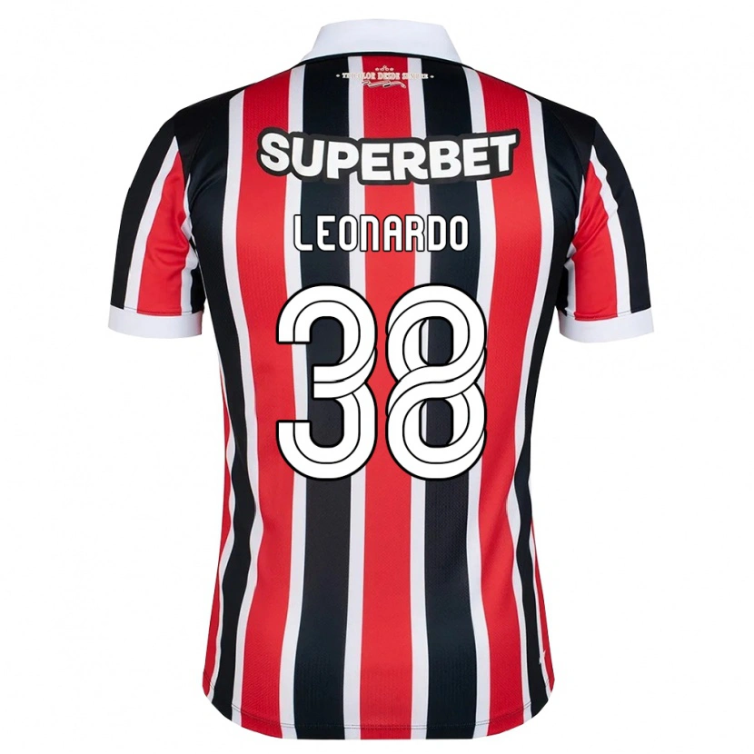 Danxen Damen Hugo Leonardo #38 Rot Weiß Schwarz Auswärtstrikot Trikot 2026/27 T-Shirt Österreich