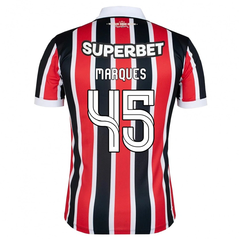 Danxen Damen Lucca Marques Alencar #45 Rot Weiß Schwarz Auswärtstrikot Trikot 2026/27 T-Shirt Österreich
