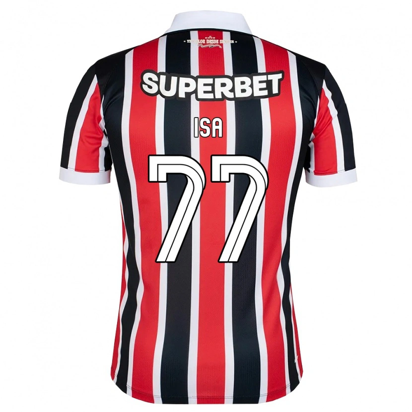 Danxen Damen Isa #77 Rot Weiß Schwarz Auswärtstrikot Trikot 2026/27 T-Shirt Österreich