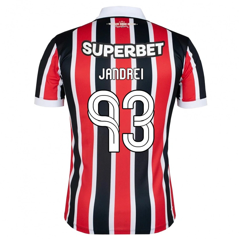 Danxen Damen Jandrei #93 Rot Weiß Schwarz Auswärtstrikot Trikot 2026/27 T-Shirt Österreich