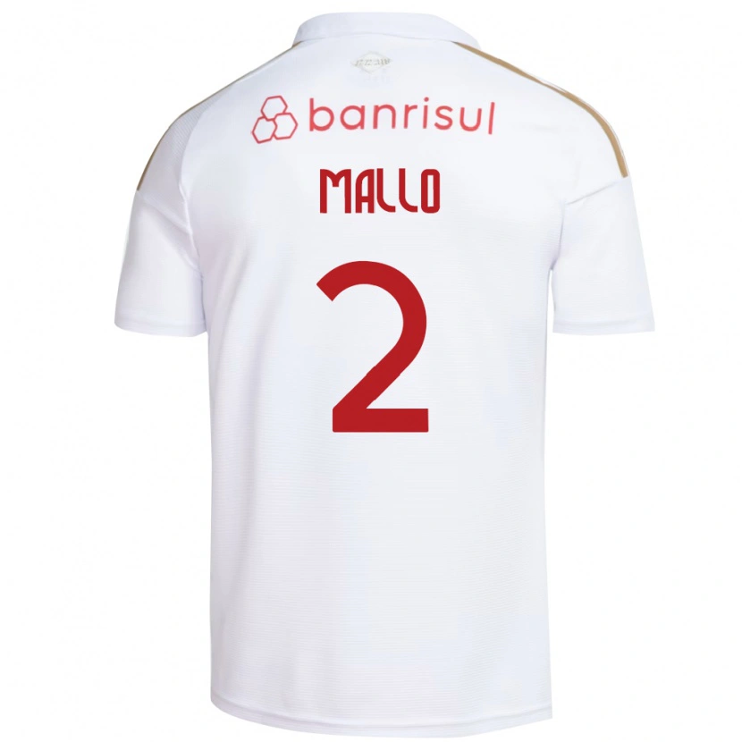 Danxen Damen Hugo Mallo #2 Weiß Rot Auswärtstrikot Trikot 2026/27 T-Shirt Österreich