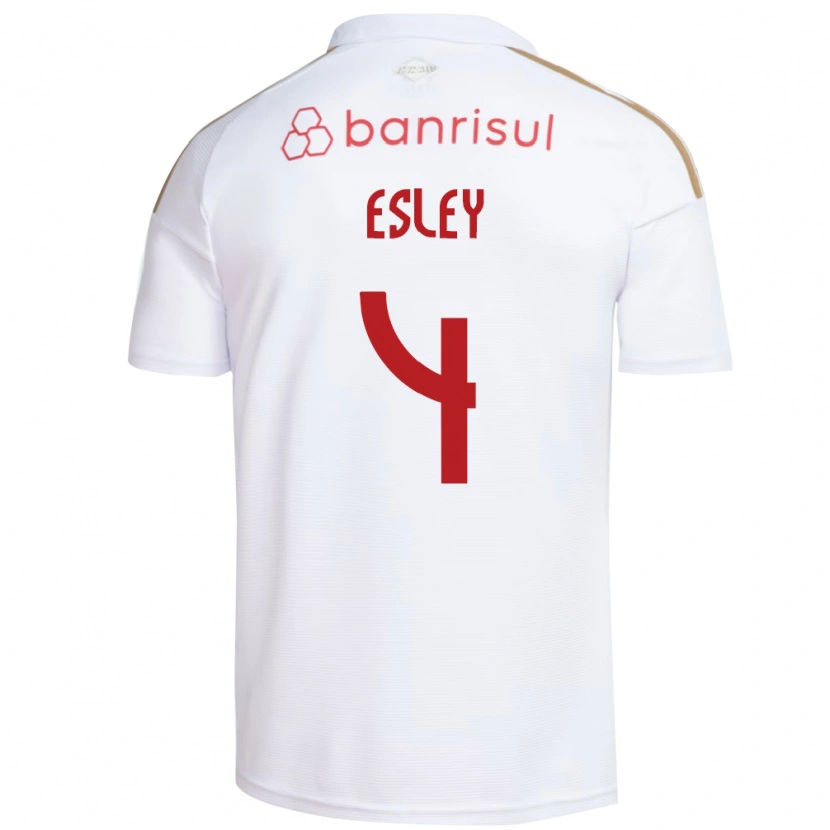 Danxen Damen Esley Ezequiel Dos Reis #4 Weiß Rot Auswärtstrikot Trikot 2026/27 T-Shirt Österreich