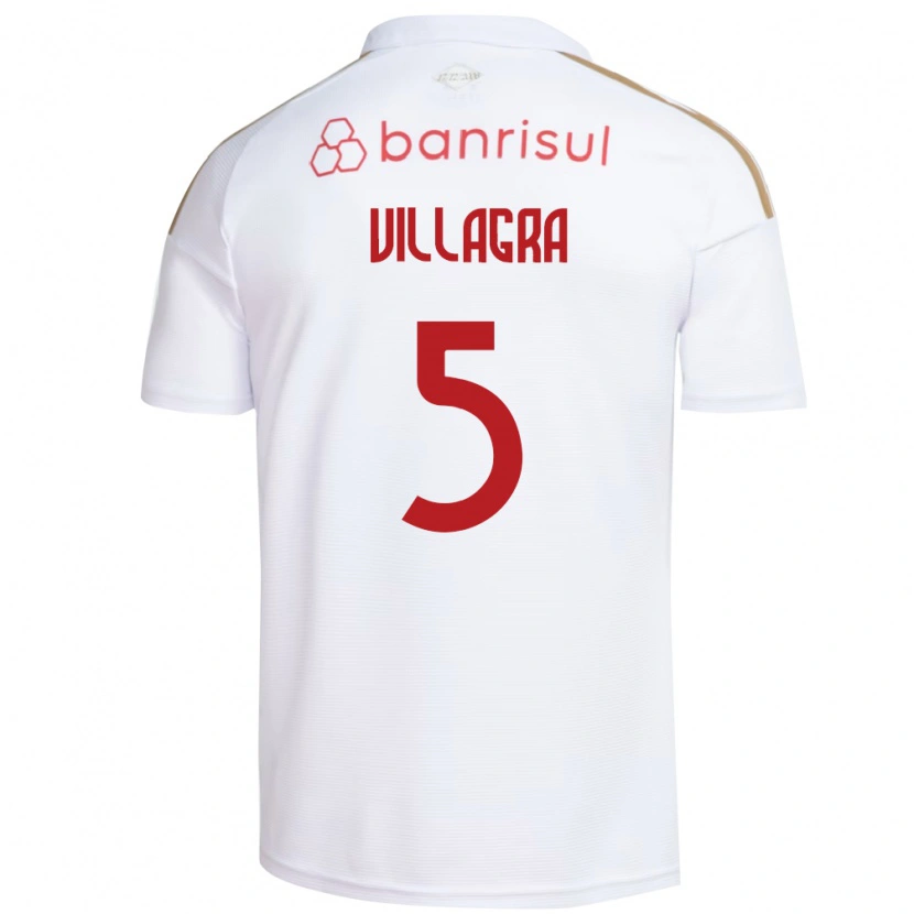 Danxen Damen Rodrigo Villagra #5 Weiß Rot Auswärtstrikot Trikot 2026/27 T-Shirt Österreich