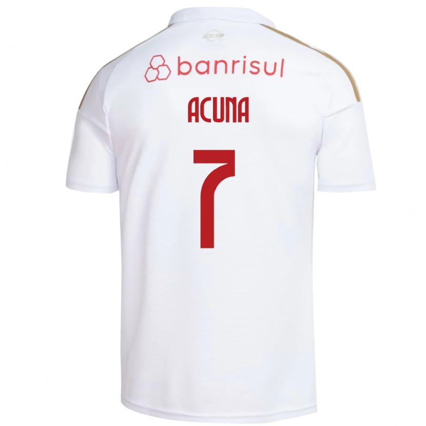 Danxen Damen Yenny Acuña #7 Weiß Rot Auswärtstrikot Trikot 2026/27 T-Shirt Österreich