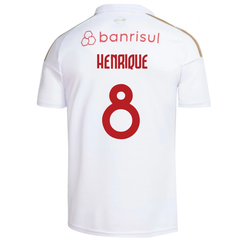 Danxen Damen Bruno Henrique #8 Weiß Rot Auswärtstrikot Trikot 2026/27 T-Shirt Österreich