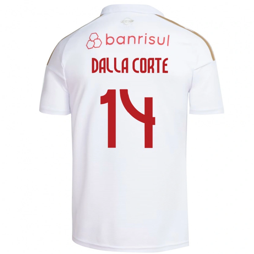 Danxen Damen João Dalla Corte #14 Weiß Rot Auswärtstrikot Trikot 2026/27 T-Shirt Österreich