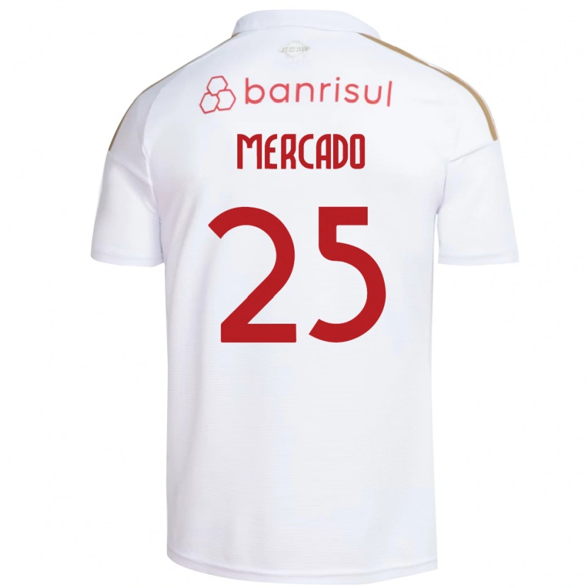 Danxen Damen Gabriel Mercado #25 Weiß Rot Auswärtstrikot Trikot 2026/27 T-Shirt Österreich