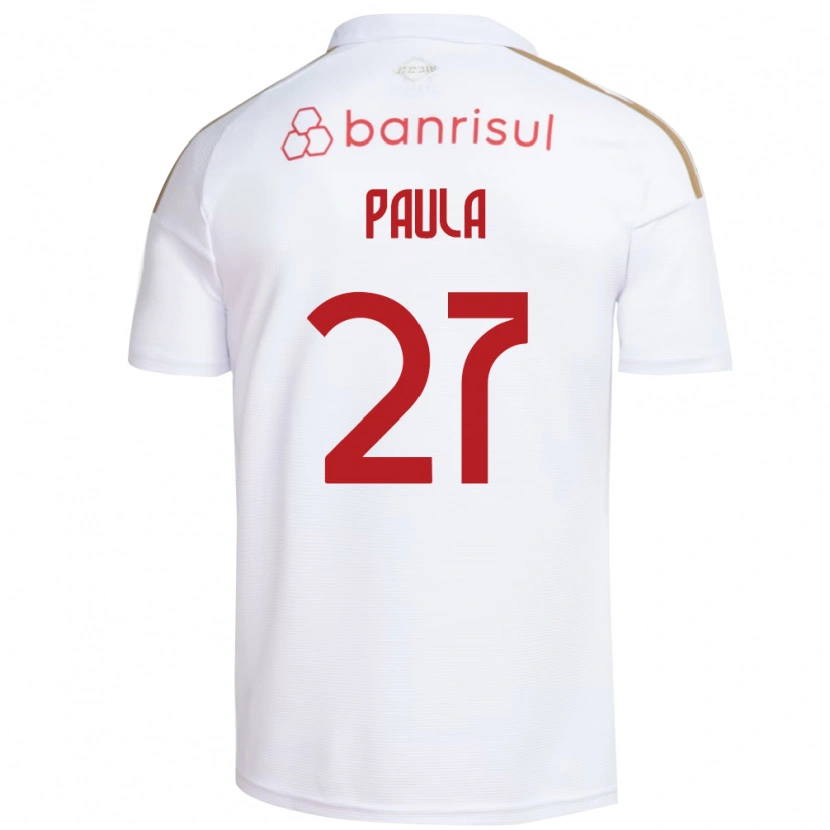 Danxen Damen Paulinho Paula #27 Weiß Rot Auswärtstrikot Trikot 2026/27 T-Shirt Österreich