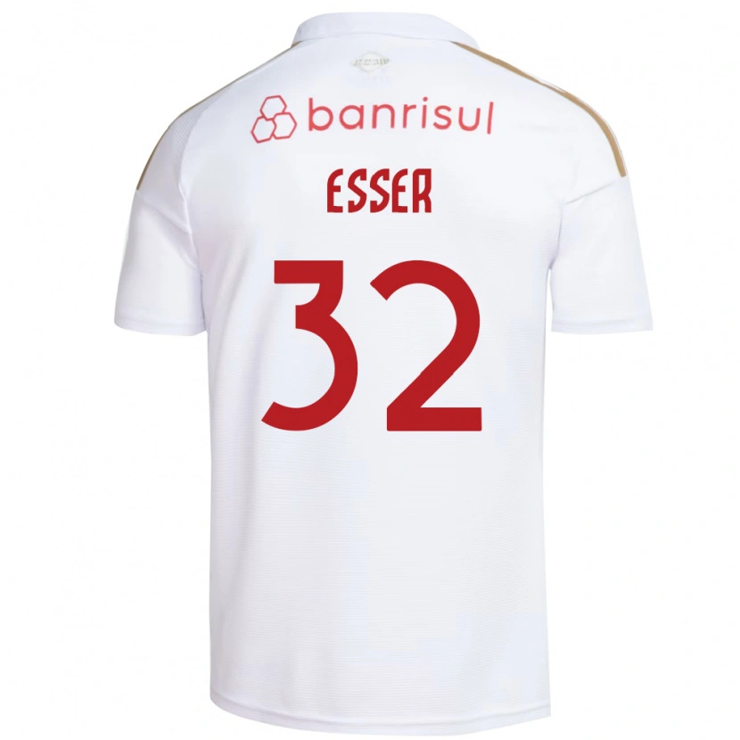 Danxen Damen Diego Esser #32 Weiß Rot Auswärtstrikot Trikot 2026/27 T-Shirt Österreich