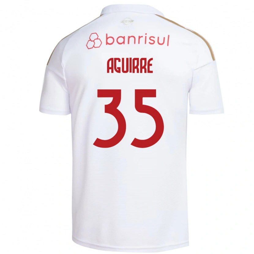 Danxen Damen Braian Aguirre #35 Weiß Rot Auswärtstrikot Trikot 2026/27 T-Shirt Österreich