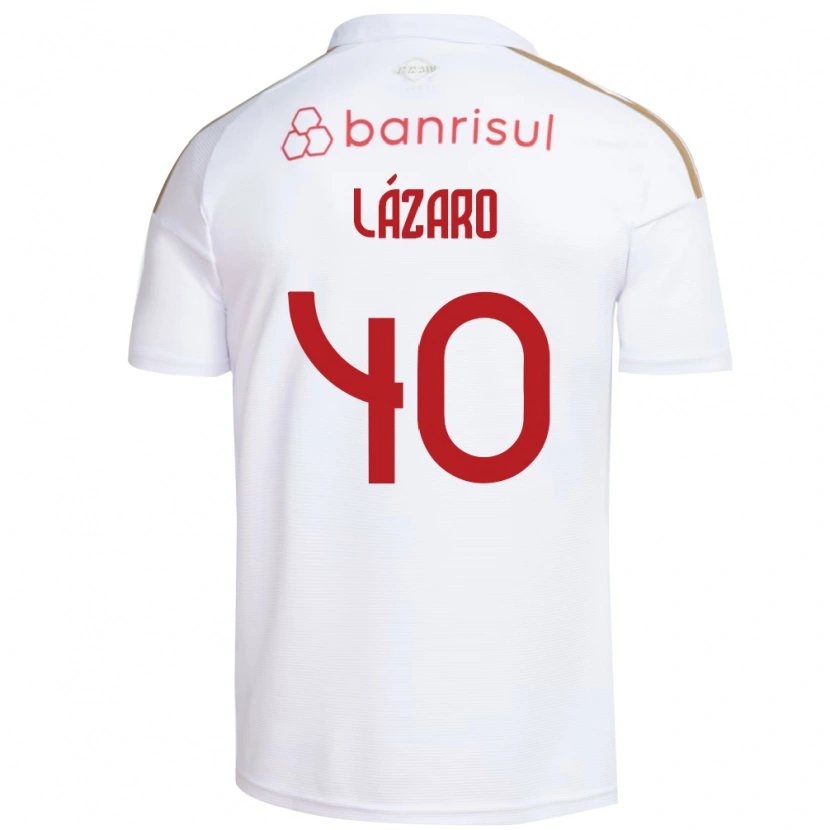 Danxen Damen Lázaro Gonçalves Do Nascimento Junior #40 Weiß Rot Auswärtstrikot Trikot 2026/27 T-Shirt Österreich