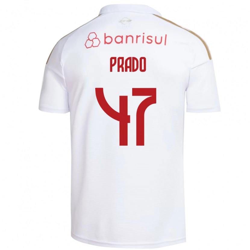 Danxen Damen Gustavo Prado #47 Weiß Rot Auswärtstrikot Trikot 2026/27 T-Shirt Österreich