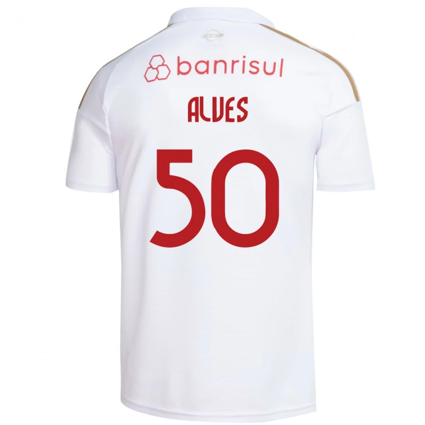 Danxen Damen Kauan Alves #50 Weiß Rot Auswärtstrikot Trikot 2026/27 T-Shirt Österreich