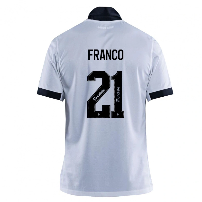 Danxen Damen Alan Franco #21 Schwarz Weiß Auswärtstrikot Trikot 2026/27 T-Shirt Österreich