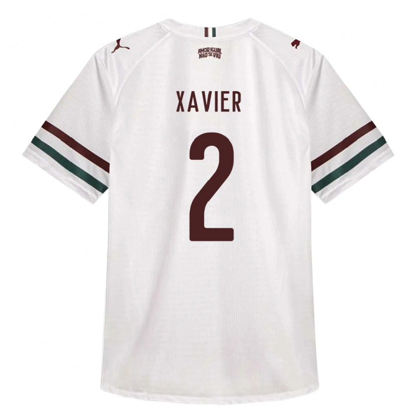 Danxen Damen Samuel Xavier #2 Weiß Grün Burgund Auswärtstrikot Trikot 2026/27 T-Shirt Österreich