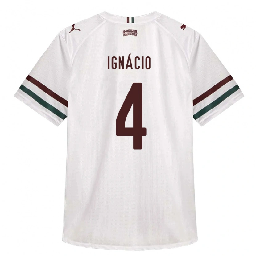 Danxen Damen Ignácio Da Silva Oliveira #4 Weiß Grün Burgund Auswärtstrikot Trikot 2026/27 T-Shirt Österreich