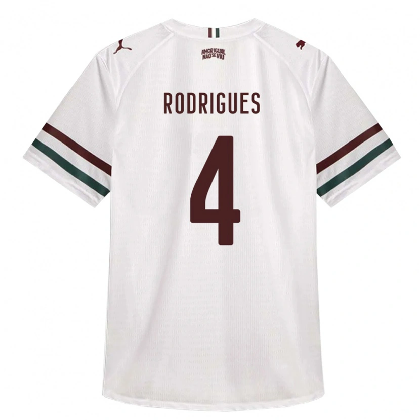Danxen Damen Nath Rodrigues #4 Weiß Grün Burgund Auswärtstrikot Trikot 2026/27 T-Shirt Österreich