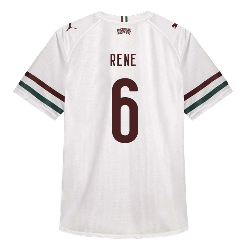Danxen Damen Renê Rodrigues Martins #6 Weiß Grün Burgund Auswärtstrikot Trikot 2026/27 T-Shirt Österreich
