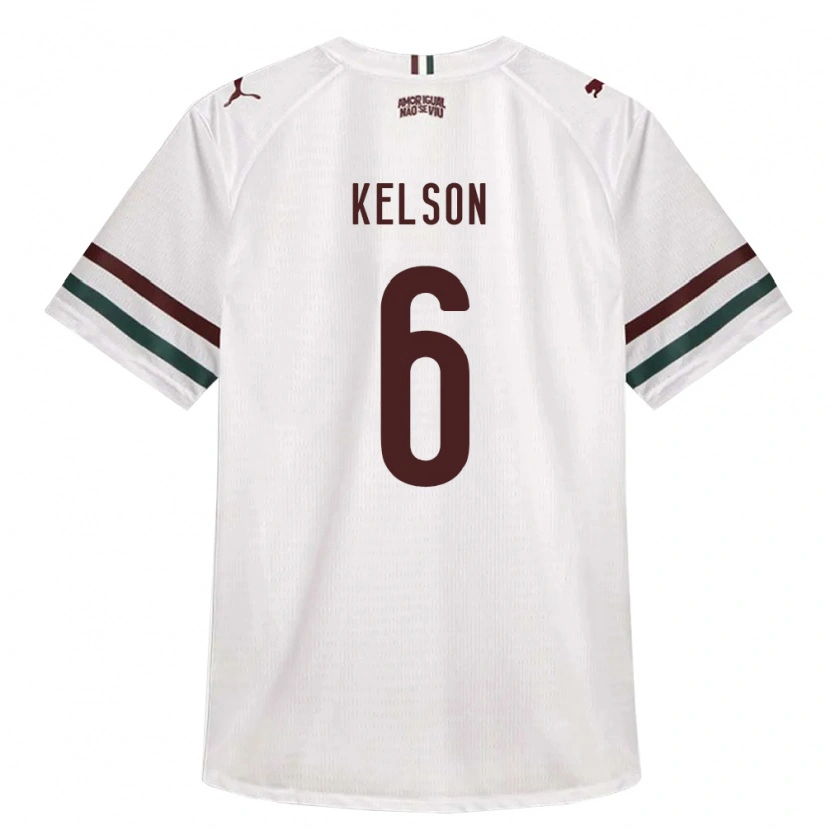 Danxen Damen Francisco Kelson Silva De Sousa #6 Weiß Grün Burgund Auswärtstrikot Trikot 2026/27 T-Shirt Österreich