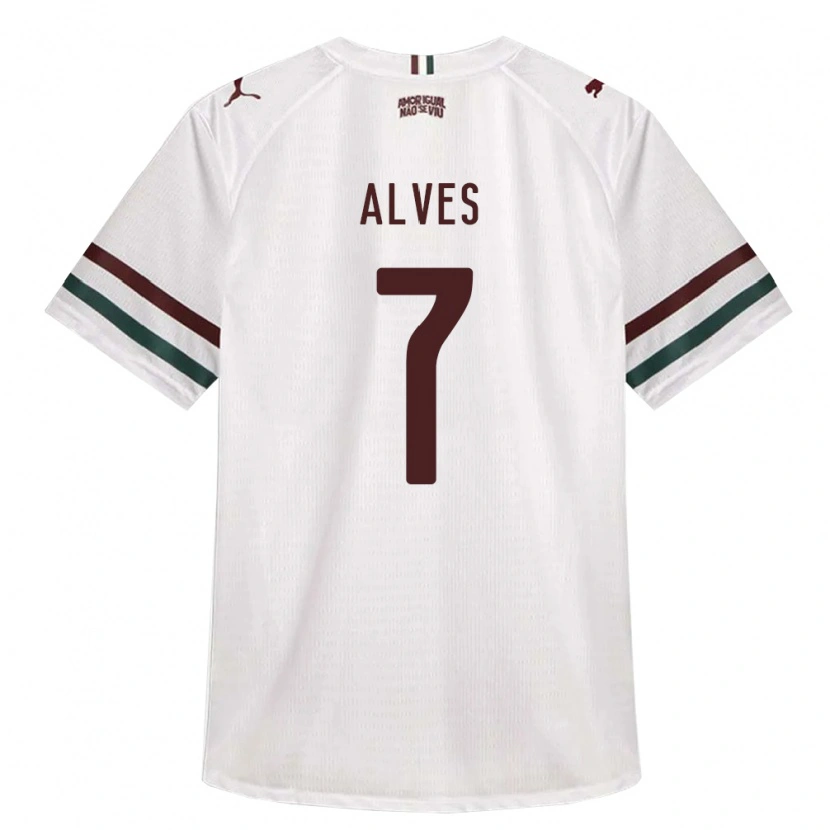 Danxen Damen Geovana Alves #7 Weiß Grün Burgund Auswärtstrikot Trikot 2026/27 T-Shirt Österreich