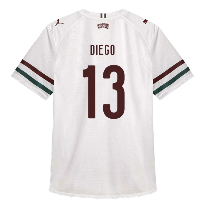 Danxen Damen Alysson Diego #13 Weiß Grün Burgund Auswärtstrikot Trikot 2026/27 T-Shirt Österreich