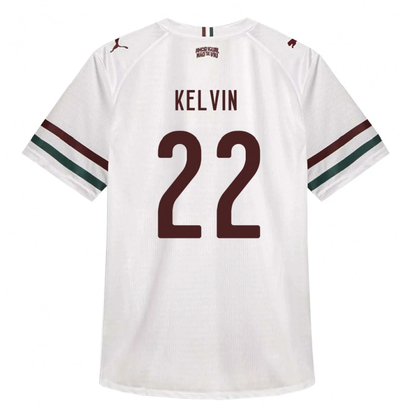 Danxen Damen Kelvin Moreira Sandim #22 Weiß Grün Burgund Auswärtstrikot Trikot 2026/27 T-Shirt Österreich