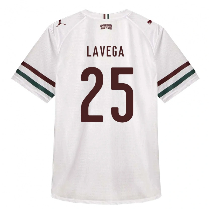 Danxen Damen Joaquín Lavega #25 Weiß Grün Burgund Auswärtstrikot Trikot 2026/27 T-Shirt Österreich