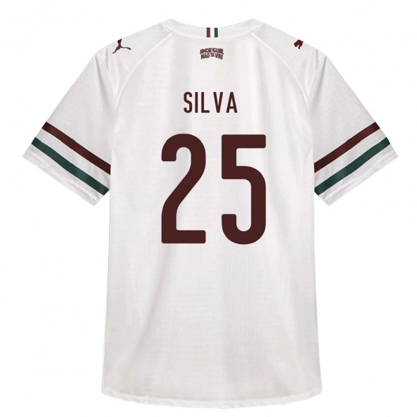Danxen Damen Julia Silva #25 Weiß Grün Burgund Auswärtstrikot Trikot 2026/27 T-Shirt Österreich