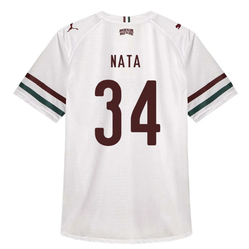 Danxen Damen Wesley Natã #34 Weiß Grün Burgund Auswärtstrikot Trikot 2026/27 T-Shirt Österreich