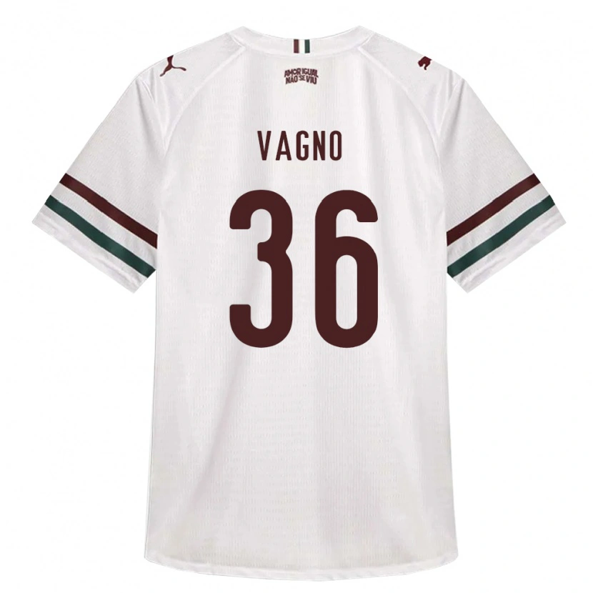 Danxen Damen Vagno De Sousa Brito Júnior #36 Weiß Grün Burgund Auswärtstrikot Trikot 2026/27 T-Shirt Österreich