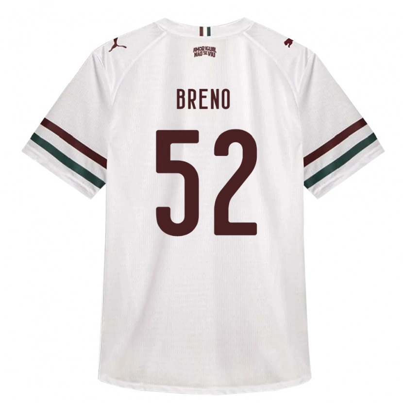 Danxen Damen Breno De Souza Britez Da Rocha Cunha #52 Weiß Grün Burgund Auswärtstrikot Trikot 2026/27 T-Shirt Österreich