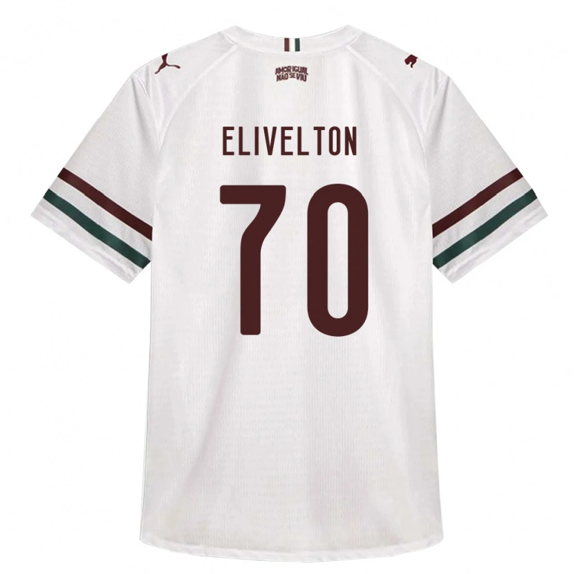 Danxen Damen Elivelton Guedes Alves Da Silva #70 Weiß Grün Burgund Auswärtstrikot Trikot 2026/27 T-Shirt Österreich