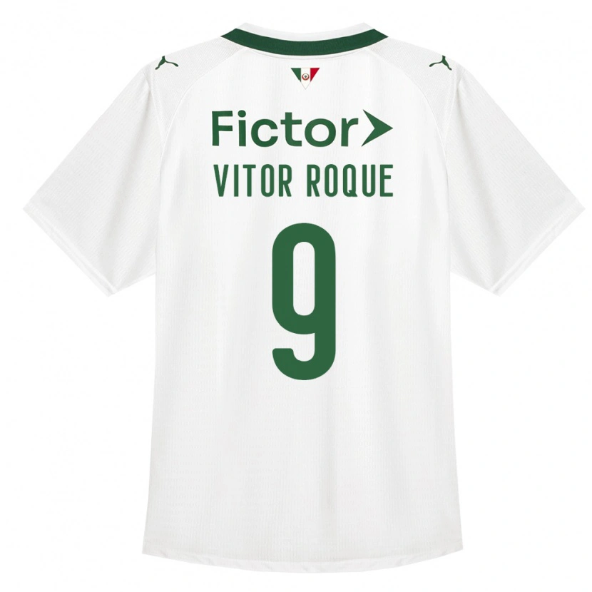 Danxen Damen Vitor Roque #9 Grün Weiß Auswärtstrikot Trikot 2026/27 T-Shirt Österreich