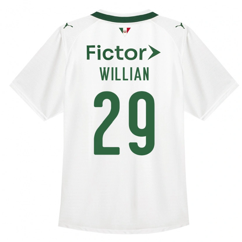 Danxen Damen Willian #29 Grün Weiß Auswärtstrikot Trikot 2026/27 T-Shirt Österreich