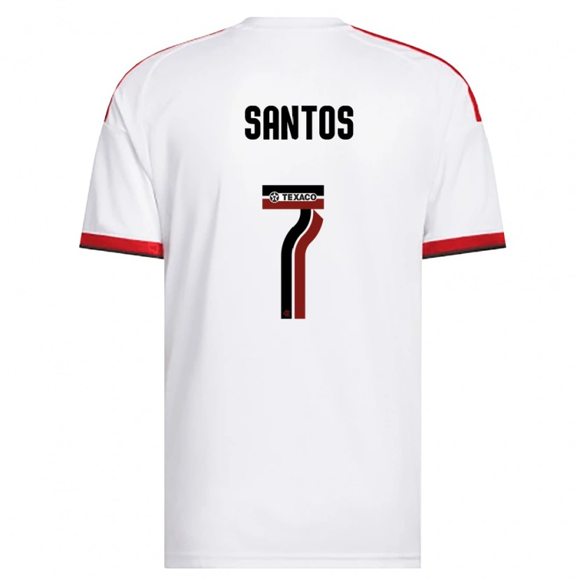 Danxen Damen Alan Santos #7 Weiß Rot Schwarz Auswärtstrikot Trikot 2026/27 T-Shirt Österreich