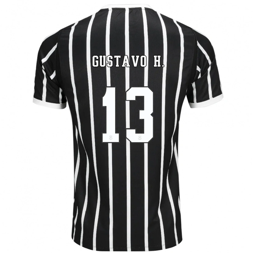 Danxen Damen Gustavo Henrique #13 Schwarz Weiß Rot Auswärtstrikot Trikot 2026/27 T-Shirt Österreich